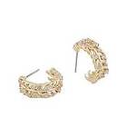 Snö Of Sweden Vega stone oval ear Gold clear