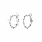 Snö Of Sweden Copenhagen small ring ear Silver/clear-Onesize