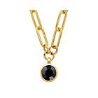 Dyrberg/Kern LISANNA SG BLACK Halsband Guld