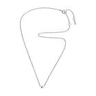 Efva Attling Micro catch a falling star Halsband Silver