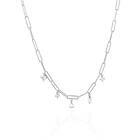 Sif Jakobs RIMINI halsband Vita Zirkonia (silver)
