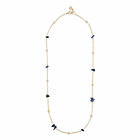 Snö Of Sweden Capri chain neck gold blue 45 cm