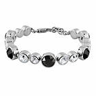 Dyrberg/Kern CALICE Silver BLACK CRYSTAL Armband