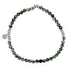 CU Jewellery Bear elastic brace armband green Silver 21 cm