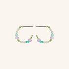 Pernille Corydon Sea Colour Hoops Sterling Silver Örhängen E-859-S