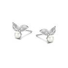 Spirit Icons Floria Stud sterling silver Örhängen Med Sötvattenspärlor