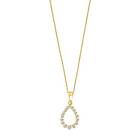 Nordahl Andersen Girls 8 Karat Guld Halsband Med Zirconia 20420150300