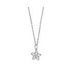 Nordahl Andersen Flower Rodinerat Silver Halsband 20121000900