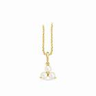 Scrouples 8 Karat Guld Halsband Med Sötvattenspärlor Och Zirconia 214603