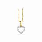 Scrouples Hjärta 8 Karat Guld Hänge Med Zirconia 214653