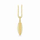 Scrouples Feather 8 Karat Guld Hänge 214473
