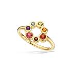 Scrouples Soho Förgyllt Silver Ring Med Zirconia 729132