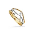 Scrouples 14 Karat Guld Ring Med Diamanter 0,17 Carat H-w/si 713806
