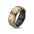 By Birdie Shackleton Mens förgyllt silver Ring