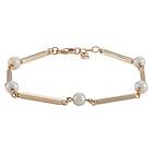 Nordahl Andersen Siersbøl 8 Karat Guld Armband Med Pärlor A8160033