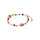 Pernille Corydon Golden Fields Sterling Silver Armband Med Kvarts, Månsten Och Turmalin B-356-S