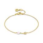 Spirit Icons Lucky Bracelet Pink förgyllt silver Armband Med Zirconia