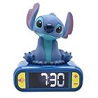 Disney Stitch Väckarklocka med Nattljus och Ljud