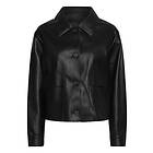 Mango Leather-Effect Biker Jacket (Dam)