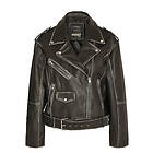 Noisy May Nmnoel L/S Over Leather Biker Jacket (Dam)