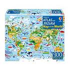 Atlas and Jigsaw Map of the World (häftad, eng)