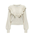 Only Onlcherry Ls Ruffle O-Neck Cc Knt (Dam)