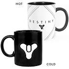 Official Merchandise Tricorn Destiny Metal Badge Heat Mug