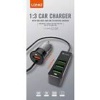 LDNIO Car Charger C61 1usb Quick Charge 3xusb