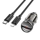 Hoco Z53 High Power Metal Single Port Car Charger Set 30W