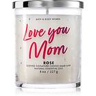 Bath & Body Works Love You Mom doftljus 227g