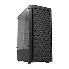 Darkflash Computer Case DK300M Micro-ATX with 3 fans (Black) Chassi Svart