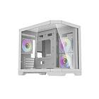 Darkflash FT418 computer case 6 aRGB fans (white) Chassi Minitower Vit