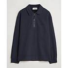 Stone Island Garment Dyed Fleece Zip Polo (Herr)