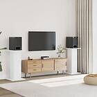 vidaXL Högtalarställ 2 st vit 30x30x80 cm konstruerat trä