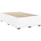 vidaXL sängram utan madrass vit 120x190 cm konstläder