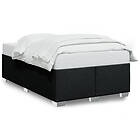 vidaXL sängram utan madrass svart 120x190 cm tyg