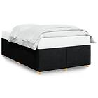 vidaXL sängram utan madrass svart 120x190 cm tyg