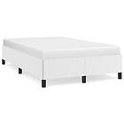 vidaXL sängram utan madrass vit 120x190 cm konstläder