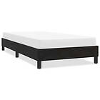 vidaXL Sängram utan madrass svart 100x210 cm sammet