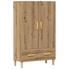 vidaXL Högskåp artisan ek 70x31x115 cm konstruerat trä