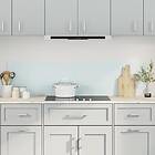 vidaXL Stänkskydd 2 st vit 80x60 cm härdat glas
