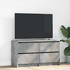 vidaXL TV-bänk betonggrå 100x35x54 cm konstruerat trä