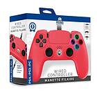 Trade Invaders Wired Controller - Red (PS4)