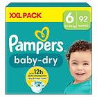 Pampers Baby-Dry 6, 92-pack 13kg-18kg