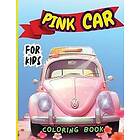 Pink Car Coloring Book For Kids