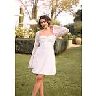 Bubbleroom Occasion Lace Sleeve Bustier Dress