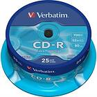 Verbatim CDR 52x CB 700MB Protection 25 pieces