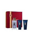 Dolce & Gabbana K By Dolce & Gabbana Parfymset (100ml edt, 50ml after shave balsam, 50ml duschgel)