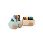 Trixie Wooden Animal Car with Trailer