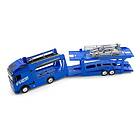 Adlibris Street Fire Multicar Carrier-Volvo Fh16 Globetrotter 750 Xxl (Blue) 1:43 Buraggo